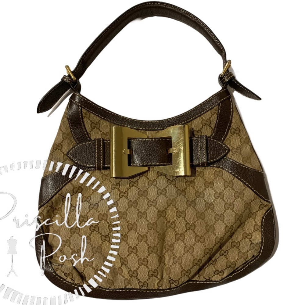 Gucci Hobo Queen Bow Guccisimma Logo Shoulder Bag - Picture 3 of 15